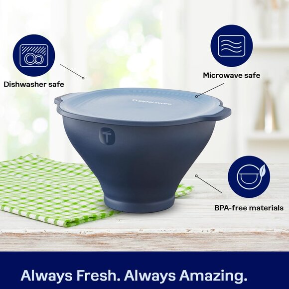 Tupperware WOW Pop Microwave Popcorn Maker ~ Healthy Gourmet Popping Holiday Fun - Picture 9 of 12